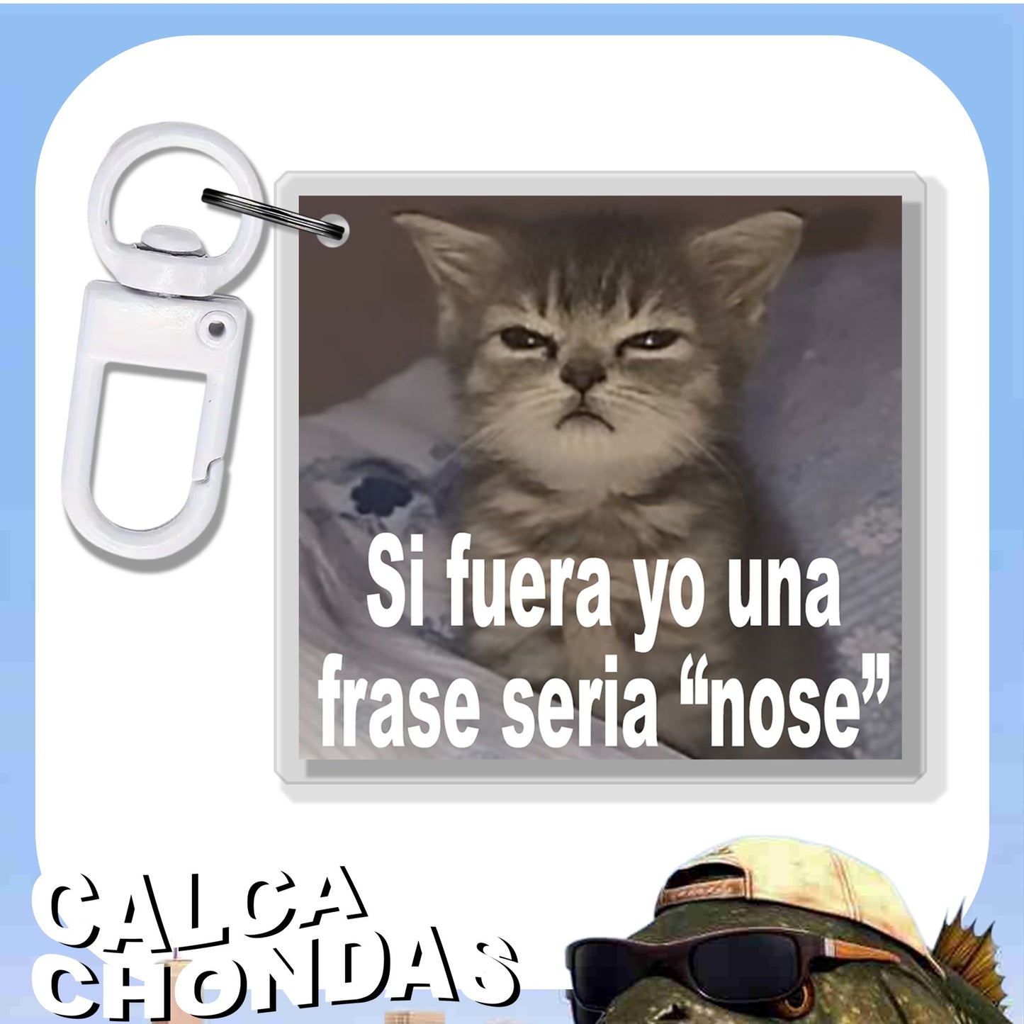 Llavero de gato nose